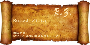 Reisch Zilia névjegykártya